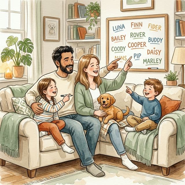 Cómo presentar el nombre de tu nueva mascota a la familia (y sobrevivir)