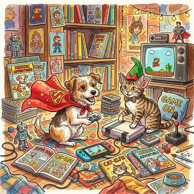 Nombres frikis y geeks para mascotas