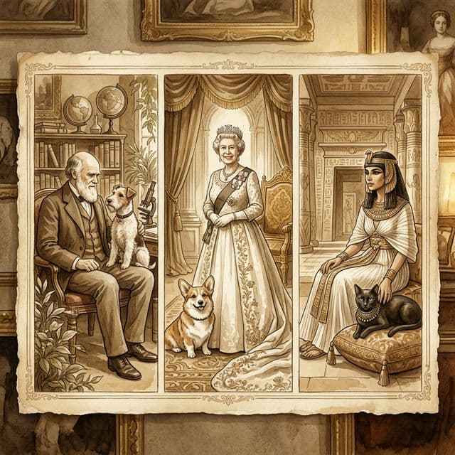 Las mascotas más famosas de personajes históricos y sus peculiares nombres